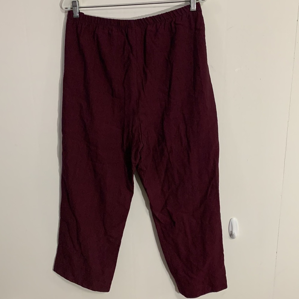 Niche Nilgun Derman Sz XXL NWT Burgundy pants - Picture 6 of 6